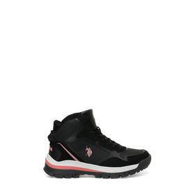 U.S. Polo Assn. Sagan HI WMN 4PR Siyah Kadın Outdoor Bot