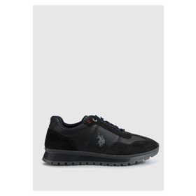 U.S. Polo Assn. Sheven Lacivert Deri Erkek Sneaker