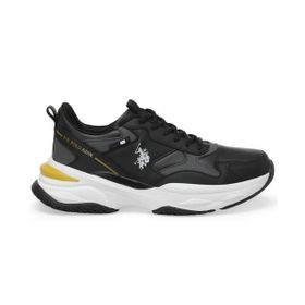 U.S. Polo Assn. Solidar 101392158 3PR Siyah Erkek Günlük Sneakers Ayakkabı