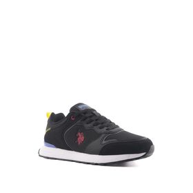 U.S. Polo Assn. Tones 3Pr Siyah Kırmızı Sarı Erkek Sneaker Ayakkabı