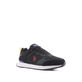 U.S. Polo Assn. Tones 3Pr Siyah Kırmızı Sarı Erkek Sneaker Ayakkabı