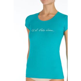 U.S. Polo Assn. US.01.66066 Turkuaz Kadın T-Shirt