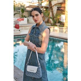 U.S. Polo Assn. US23131 Denim Beyaz Kadın Omuz Çantası