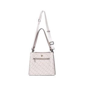 U.S. Polo Assn. US24109 Beyaz Gri 26x22x13 cm Kadın Omuz Çantası