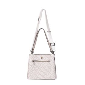 U.S. Polo Assn. US24109 Beyaz Gri 26x22x13 cm Kadın Omuz Çantası