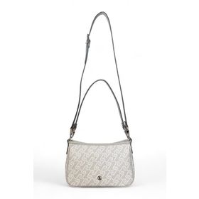 U.S. Polo Assn. US24117 Beyaz Gri 30x20x11 cm Kadın Omuz Çantası