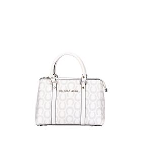 U.S. Polo Assn. US24205 Beyaz Gri 29x21x12 cm Kadın Omuz Çantası