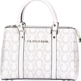 U.S. Polo Assn. US24205 Beyaz Gri 29x21x12 cm Kadın Omuz Çantası
