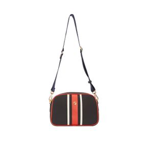 U.S. Polo Assn. US24266 Lacivert Beyaz Kırmızı 27x19x9 cm Kadın Çapraz Çanta