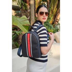 U.S. Polo Assn. US24267 Lacivert Beyaz Kırmızı Kadın Sırt Çantası