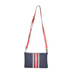 U.S. Polo Assn. US24270 Lacivert Beyaz Kırmızı 24x18x8 cm Kadın Çapraz Çanta