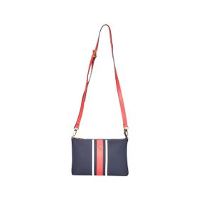 U.S. Polo Assn. US24270 Lacivert Beyaz Kırmızı 24x18x8 cm Kadın Çapraz Çanta