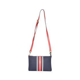 U.S. Polo Assn. US24270 Lacivert Beyaz Kırmızı 24x18x8 cm Kadın Çapraz Çanta