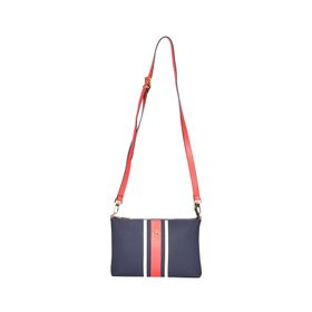 U.S. Polo Assn. US24270 Lacivert Beyaz Kırmızı 24x18x8 cm Kadın Çapraz Çanta