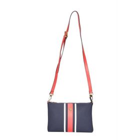 U.S. Polo Assn. US24270 Lacivert Beyaz Kırmızı 24x18x8 cm Kadın Çapraz Çanta