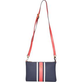 U.S. Polo Assn. US24270 Lacivert Beyaz Kırmızı 24x18x8 cm Kadın Çapraz Çanta