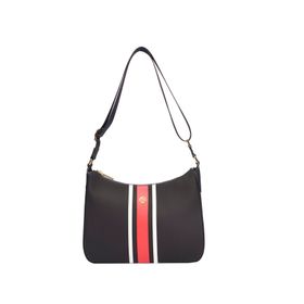 U.S. Polo Assn. US24272 Lacivert Kırmızı Beyaz 29x23x8 cm Kadın Omuz Çantası