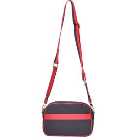 U.S. Polo Assn. US24281 Lacivert Beyaz Kırmızı Çapraz Askılı Kadın Çanta