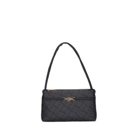 U.S. Polo Assn. US24501 Siyah PVC Kadın Omuz Çantası
