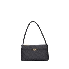 U.S. Polo Assn. US24501 Siyah PVC Kadın Omuz Çantası