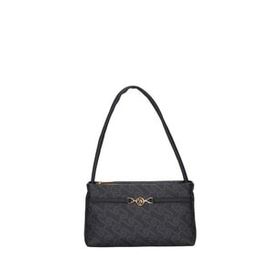U.S. Polo Assn. US24501 Siyah PVC Kadın Omuz Çantası