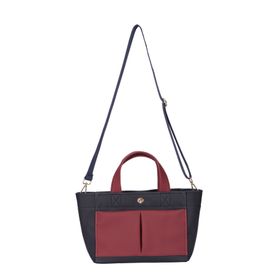 U.S. Polo Assn. US24712 Lacivert Bordo Kadın Omuz Çantası
