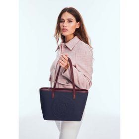 U.S. Polo Assn. US24732 Lacivert Bordo Kadın Omuz Çantası