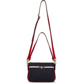U.S. Polo Assn. US25237 Lacivert-Beyaz-Kırmızı Kadın Çapraz Askılı Çanta
