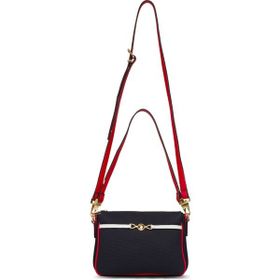 U.S. Polo Assn. US25237 Lacivert-Beyaz-Kırmızı Kadın Çapraz Askılı Çanta