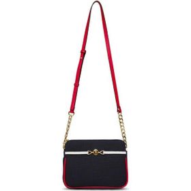 U.S. Polo Assn. US25239 Lacivert-Beyaz-Kırmızı Kadın Çapraz Askılı Çanta
