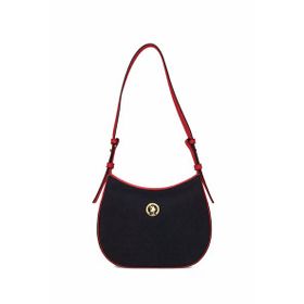U.S. Polo Assn. US25256 Lacivert Kırmızı Kadın Omuz Çantası