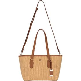 U.S. Polo Assn. US25302 Bej-Taba Kadın Omuz Çantası