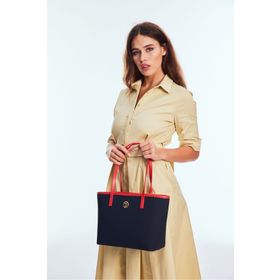 U.S. Polo Assn. US3075 Lacivert Kırmızı Kadın Omuz Çantası