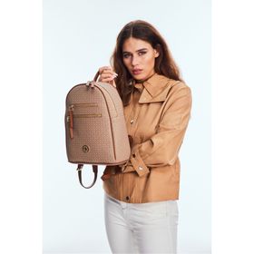 U.S. Polo Assn. US8407 Bej Taba Kadın Sırt Çantası
