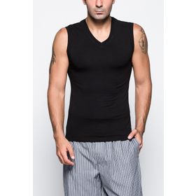 U.S. Polo Assn. USE80079 Siyah V Yaka Erkek Atlet