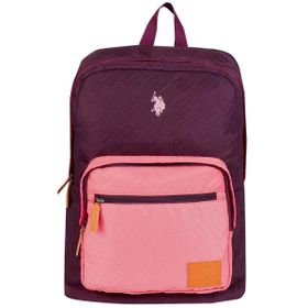 U.S. Polo PLCAN24365 Bordo Pembe Okul Çantası
