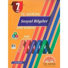 Üç Adım Yayınları 7. Sınıf Sosyal Bilgiler Soru Bankası