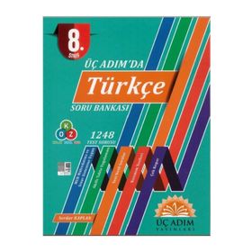 Üç Adım Yayınları 8. Sınıf Türkçe Soru Bankası