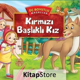 Üç Boyutlu Masallar Kırmızı Başlıklı Kız - kollektif