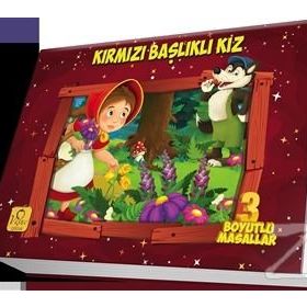 Üç Boyutlu Masallar Kırmızı Başlıklı Kız - kollektif