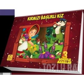Üç Boyutlu Masallar Kırmızı Başlıklı Kız - kollektif