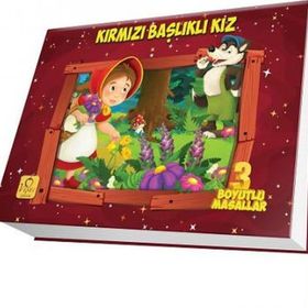Üç Boyutlu Masallar Kırmızı Başlıklı Kız - kollektif