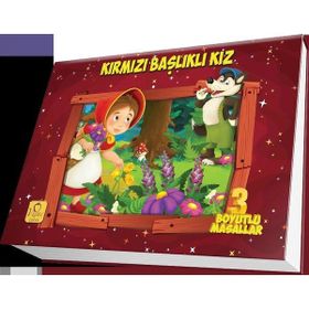 Üç Boyutlu Masallar Kırmızı Başlıklı Kız - kollektif