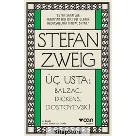 ÜÇ BÜYÜK USTA (CILTLI) BALZAC, DICKENS, DOSTOYEVSKI - STEFAN ZWEIG