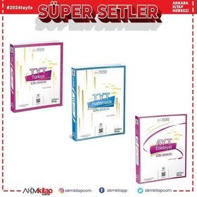 Üç Dört Beş - TYT Matematik ile Türkçe ve AYT Edebiyat Soru Bankası 3 Kitap Set