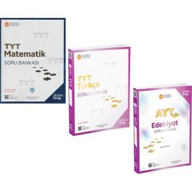 Üç Dört Beş - TYT Matematik ile Türkçe ve AYT Edebiyat Soru Bankası 3 Kitap Set