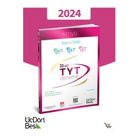 Üç Dört Beş Yayıncılık 2024 TYT Kimya Soru Bankası