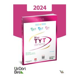Üç Dört Beş Yayıncılık 2024 TYT Kimya Soru Bankası