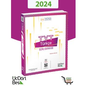 Üç Dört Beş Yayıncılık 2024 TYT Türkçe Soru ve Deneme Seti