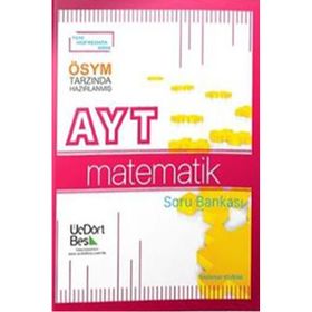 Üç Dört Beş Yayıncılık AYT Matematik Soru Bankası